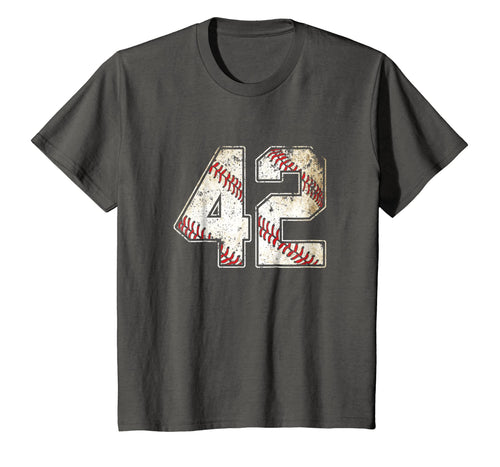 #42 Baseball Jersey Number 42 Retro Vintage T-Shirt