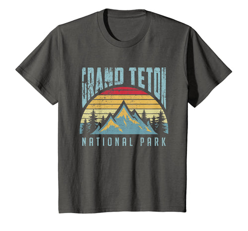 Vintage Retro Grand Teton National Park Wyoming T Shirt