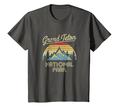 Vintage Retro Grand Teton Tee - National Park T Shirt