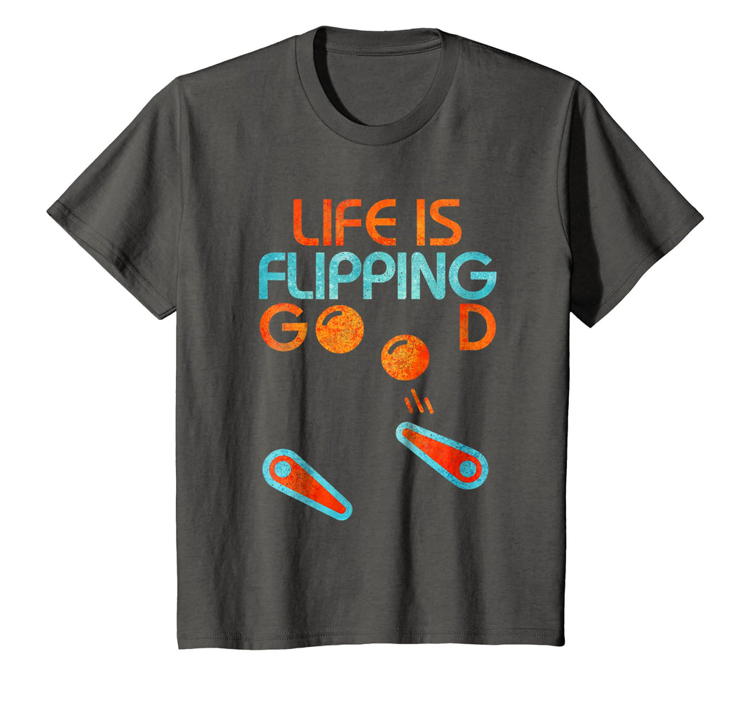 Classic Retro Pinball T-shirt - Life is Flipping Good Gift