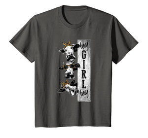 Leopard Bandana Cow T-Shirt, Hay Girl Hay Heifer Farmer Shir