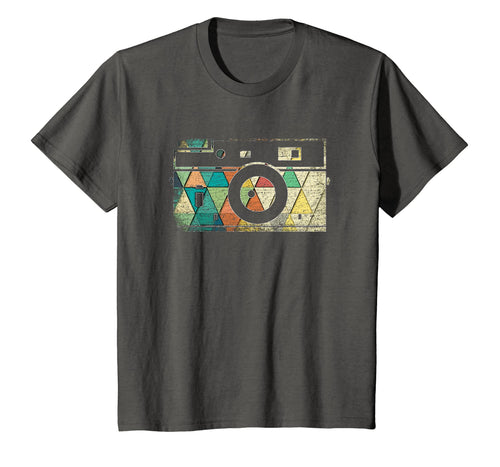Vintage Photography Tee Shirt | Mosaic Retro Camera Graphic