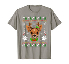 Load image into Gallery viewer, Chihuahua Dog Ugly Christmas Reindeer Antlers Dogs Xmas Gift T-Shirt
