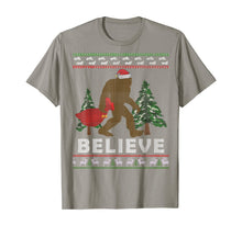 Load image into Gallery viewer, Christmas Sasquatch Santa Bigfoot Believe Yeti Xmas Gift Tee T-Shirt
