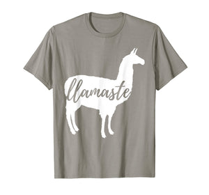 Llamaste Namaste Quote Slogan Llama Yoga Lovers Fun T-shirt