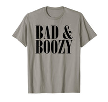 Load image into Gallery viewer, Bad &amp; Boozy Bachelorette Party Funny Summer Beer Pun T-shirt
