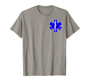 EMT EMS PARAMEDIC Star of Life CADUCEUS EKG T-Shirt