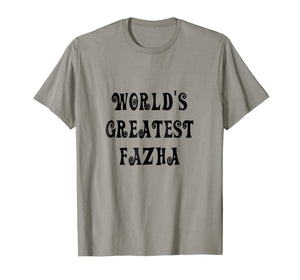 Mens World's Greatest Fazha Austin Powers Parody Father's Shirt
