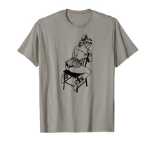 Load image into Gallery viewer, Retro BDSM Rope Chair Bondage T-shirt-Lingerie Pin Up Art
