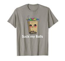 Load image into Gallery viewer, Boba Tea Tshirt Suck my Balls bubble drink Funny TeeShirt
