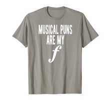 Load image into Gallery viewer, Musical Puns Are My Forte Band Instrument Fun Music T-Shirt
