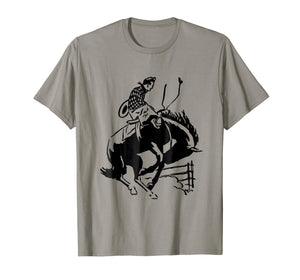 Cowboy Rodeo T-Shirt Western Wrangler Ranch Graphic Tee