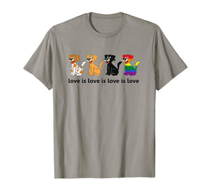 Love Is Love Is Love Dogs T-Shirt