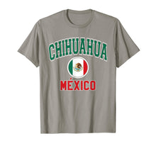 Load image into Gallery viewer, Chihuahua T Shirt - Varsity Style Mexico Flag

