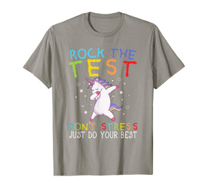 Rock The Test Funny School Professor Teacher Joke T-Shirt