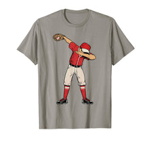 Load image into Gallery viewer, Dabbing Baseball Catcher Gift Shirt Men Boys Kids BZR
