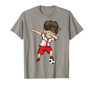 Dabbing Soccer Boy England Jersey Shirt - English Football