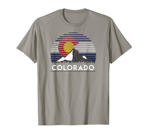Colorado Flag Mountain Top T-Shirt