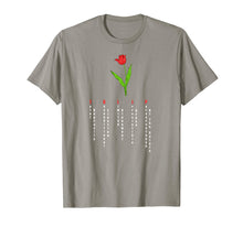 Load image into Gallery viewer, Calvinist Tulip Christian T Shirt with Picture of Tulip
