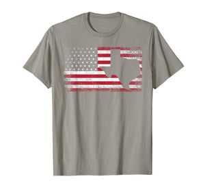 American Flag Texas 4th of July Vintage Gift Men Women Shirt