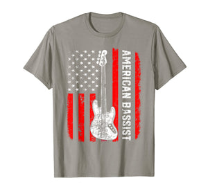 American Bassist Bass Guitar Player Funny T-Shirt