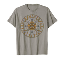 Load image into Gallery viewer, Aegishjalmur Shirt Nordic Viking Symbol Helm Of Awe T-Shirt
