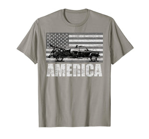 American Tow Truck Driver | Patriotic Pick-up T-shirt Gift