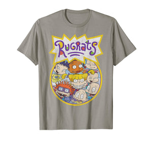 Rugrats Every Baby Vintage Circle Title Graphic T-Shirt