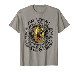 MAY Woman The Soul Of A Mermaid funny Shirt