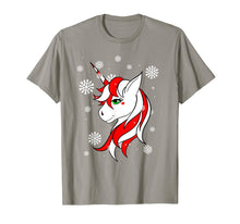Load image into Gallery viewer, Christmas Unicorn Fun Girls Kids Snowflake Holiday Xmas T-Shirt

