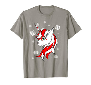Christmas Unicorn Fun Girls Kids Snowflake Holiday Xmas T-Shirt