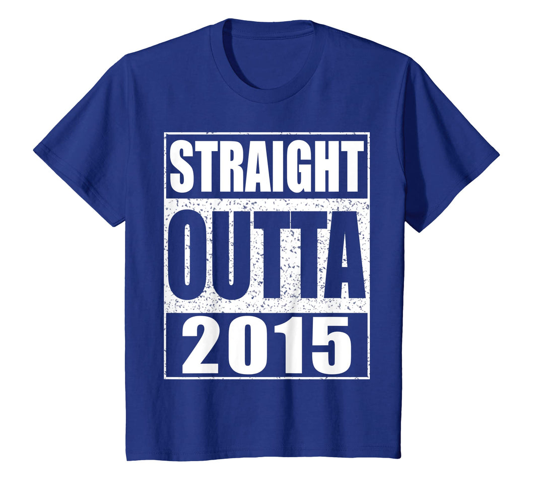 Kids Straight Outta 2015 T-Shirt 4th Birthday Gift Shirt
