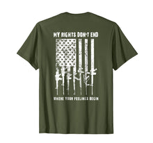 Load image into Gallery viewer, 2nd Amendment Feelings America USA Patriotic Funny T-Shirt
