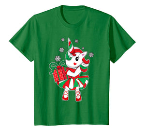 Christmas Unicorn Fun Girls Kids Snowflake Holiday Xmas Gift T-Shirt