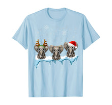 Load image into Gallery viewer, Christmas Pajama Three Hippie Elephants Costume Xmas gift T-Shirt
