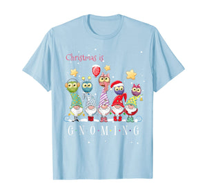 Christmas is Gnoming God Jul Gnome Tomte Xmas Santa Holiday T-Shirt
