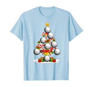 Christmas Pajama Golf Christmas Ornaments Tree Xmas Gift T-Shirt
