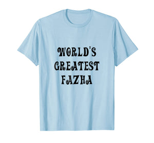 Mens World's Greatest Fazha Austin Powers Parody Father's Shirt