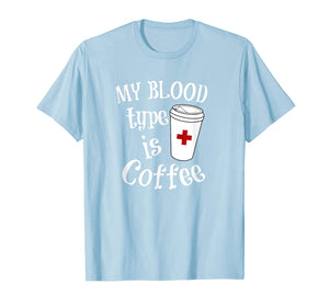 Coffee Lovers Phlebotomy Tshirt for Women Phlebotomists