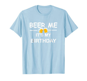 Beer Me It's My Birthday T-shirt Emoji Birthday Gifts Tee