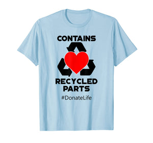Contains Recycled Parts Heart Recycle Transplant Recipients