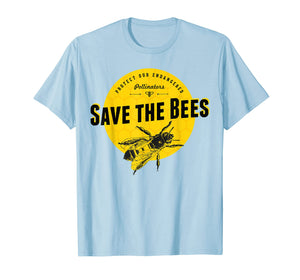 Save the Bees T-Shirt - Save Our Endangered Pollinators Tee