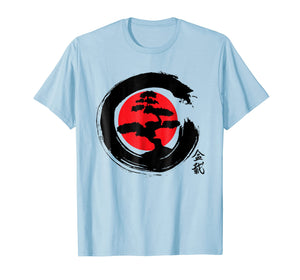 BONSAI TREE JAPANESE CALLIGRAPHY SHIRT, BUDDHIST ZEN T-SHIRT