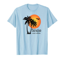 Load image into Gallery viewer, CURACAO Souvenir TShirt Holiday Travel Gift Island Sun Palm
