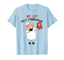 Load image into Gallery viewer, Cute Lamp My 1st Holy Communion Christian T Shirt Gift Boy
