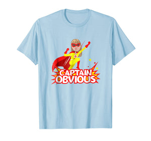 CAPTAIN OBVIOUS - Custom Personalized Selfie Emoji T-shirt