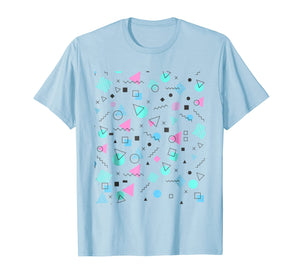 Retro Vintage Memphis Pattern T-Shirt 80s and 90s Tee
