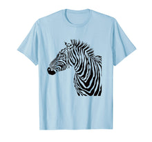 Load image into Gallery viewer, Cute African stripe Zebra Zoo t shirt
