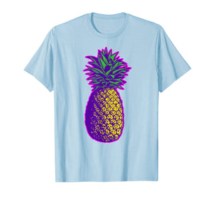 Colorful Pineapple Vintage Illustration T-Shirt