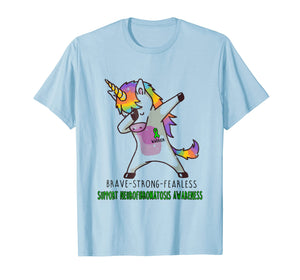 Brave strong Fearless Unicorn Neurofibromatosis Shirt